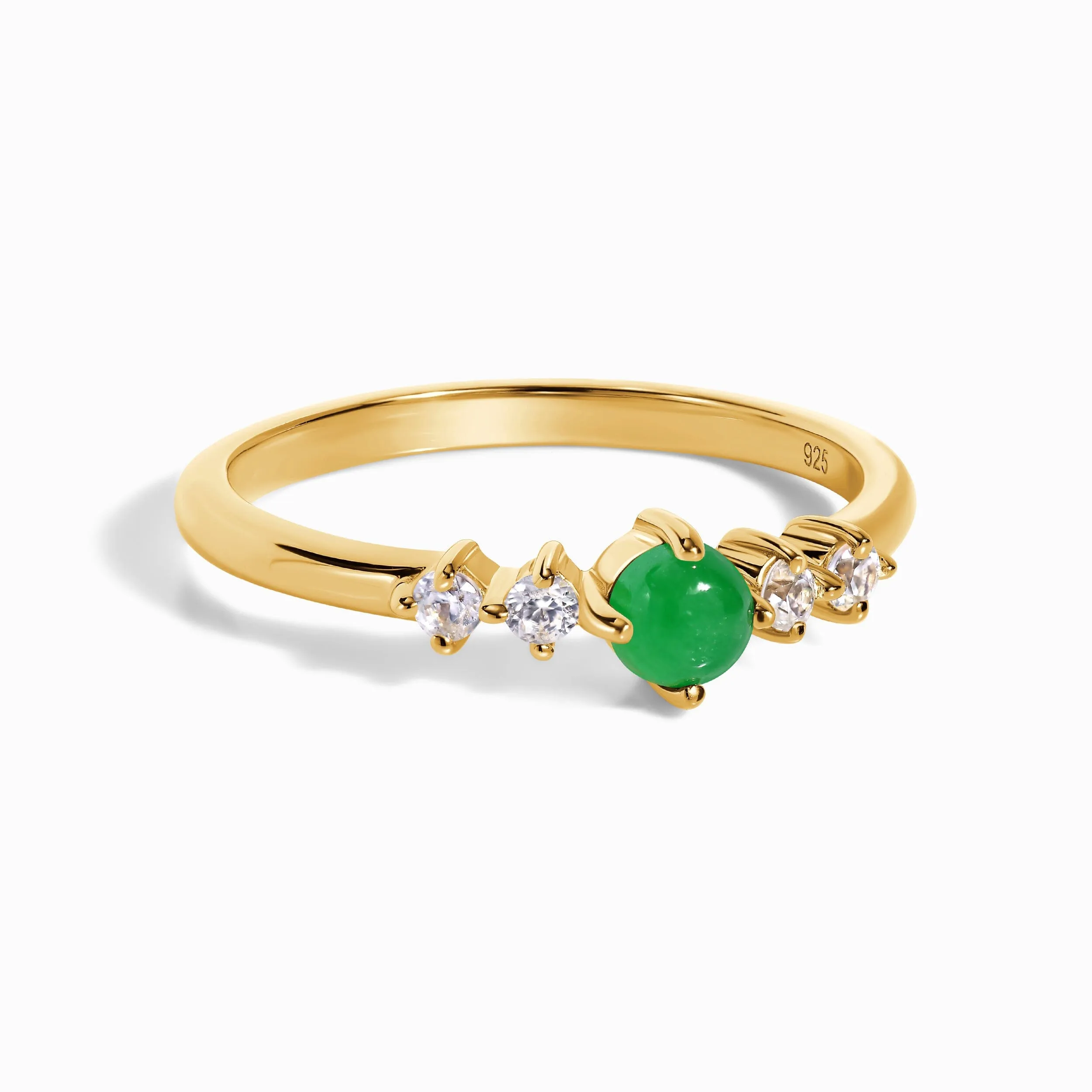 Green Jade Ring - Loveliness