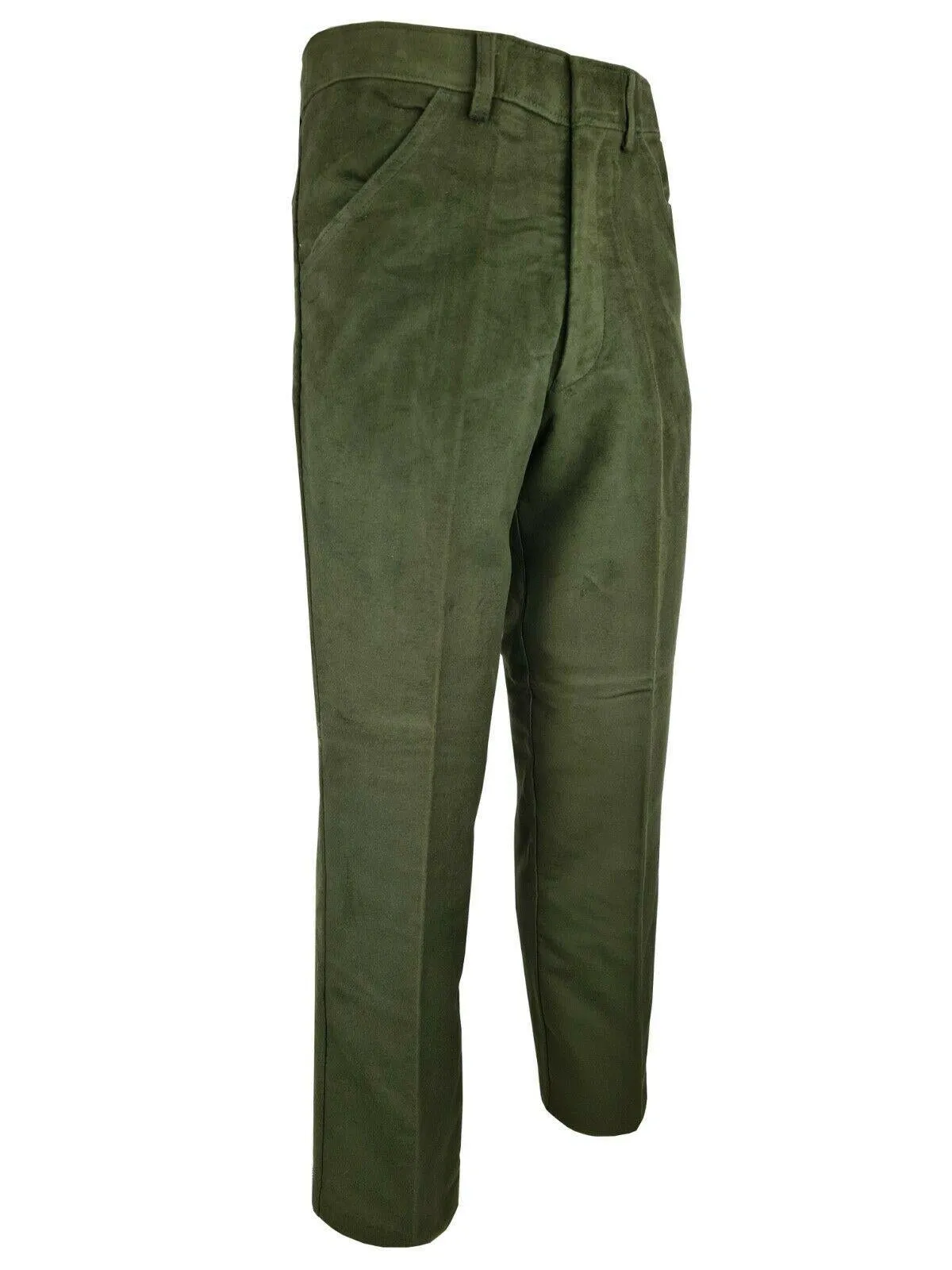 Hazy Blue Mens Moleskin Heavy Weight Stretch Trousers