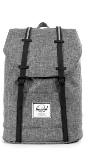 Herschel Retreat Backpack Raven Crosshatch