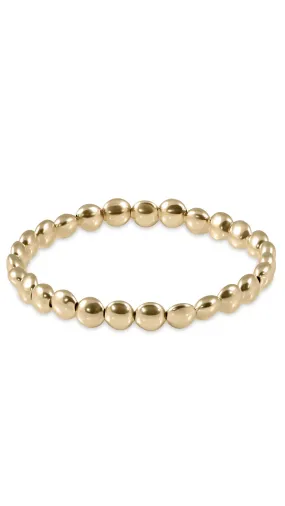 HONESTY GOLD  6MM BEAD