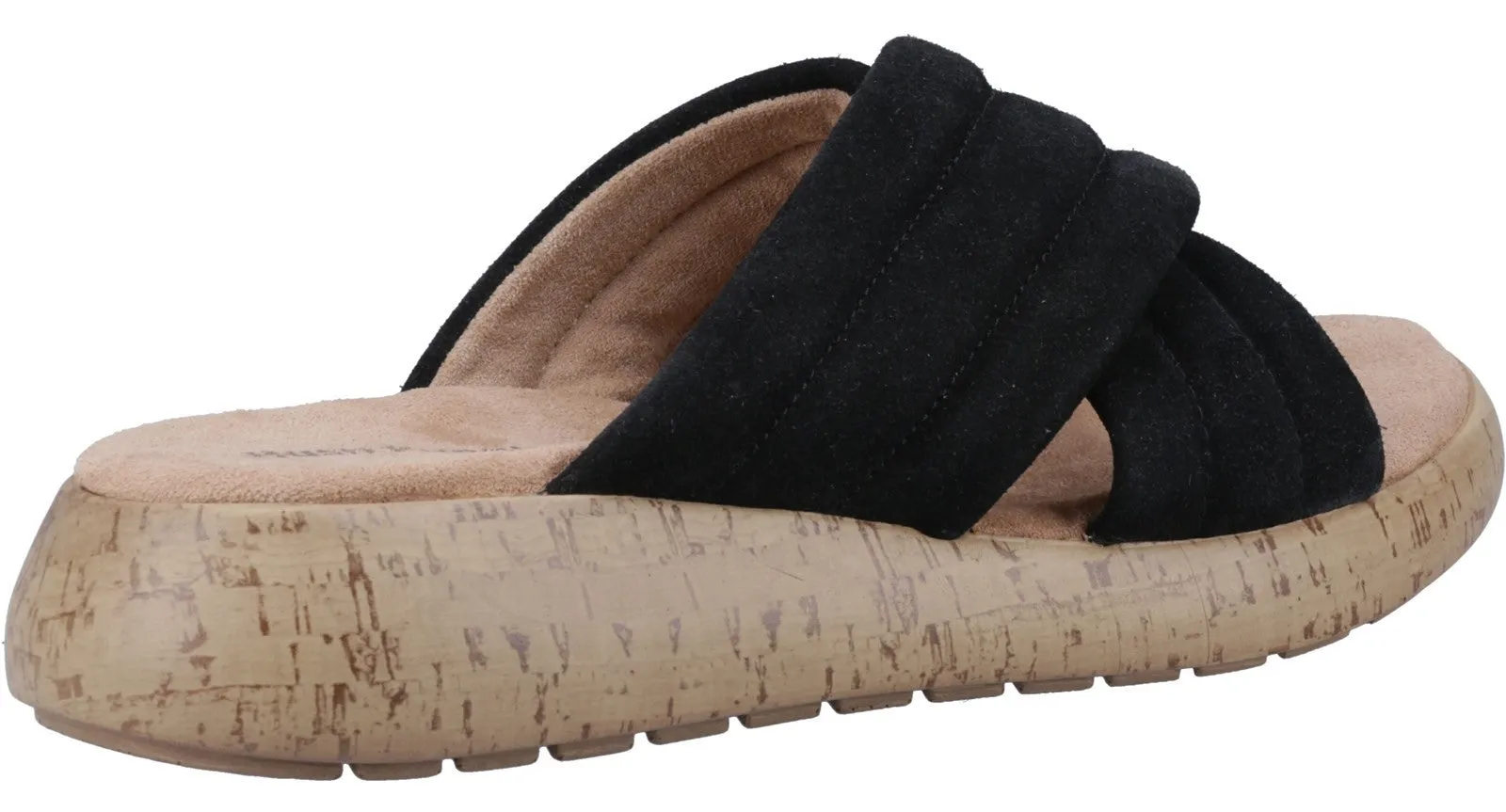 Hush Puppies Sarah Womens Leather Slide Sandal