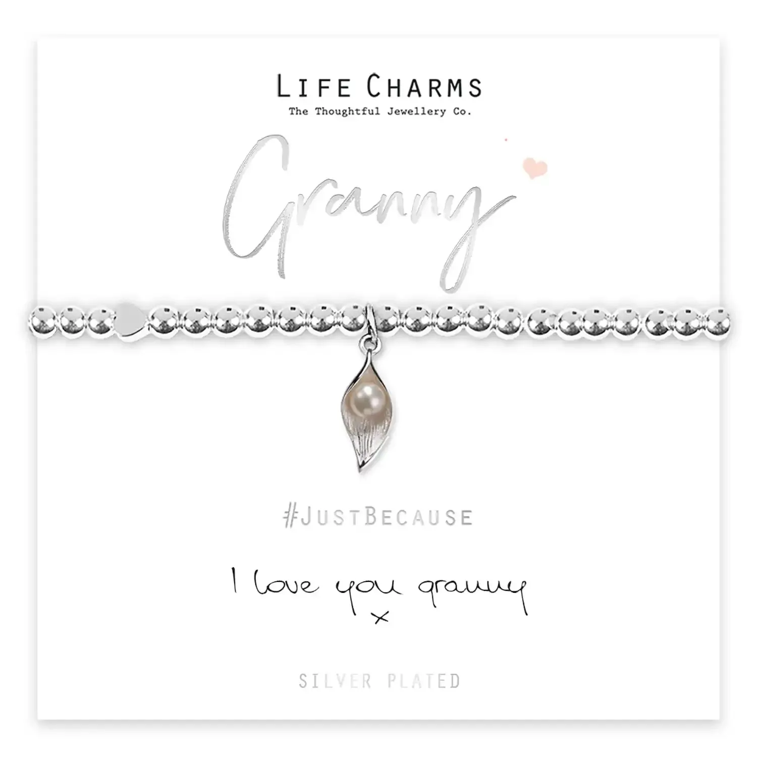 I Love You Granny Bracelet - Silver