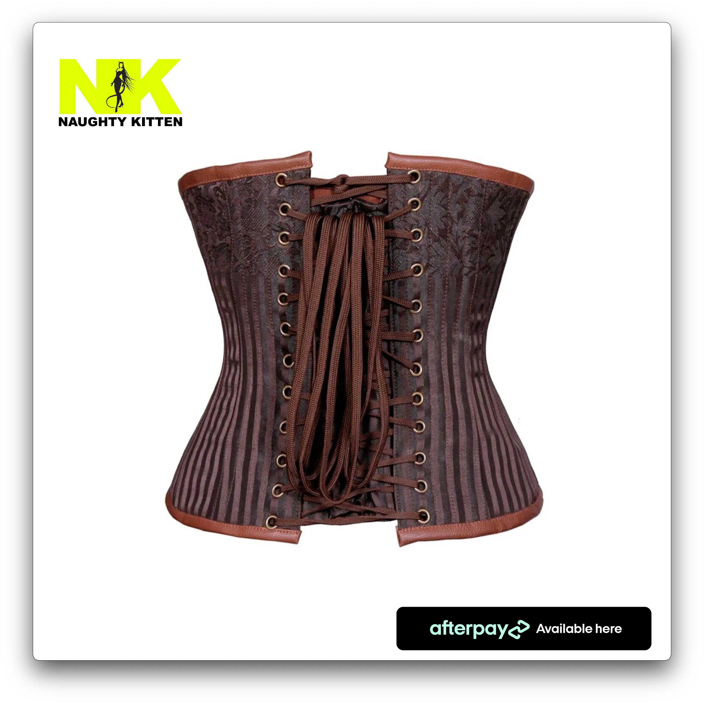 Jamari Pinstripe Under Bust Corset