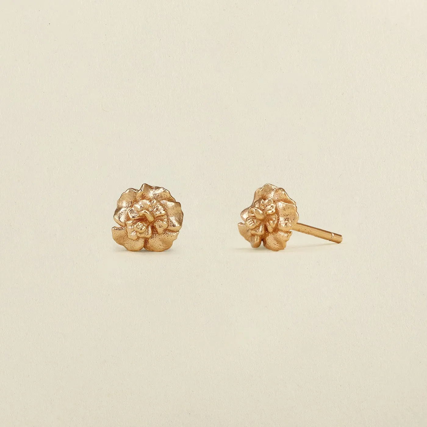 January Birth Flower Stud Earrings