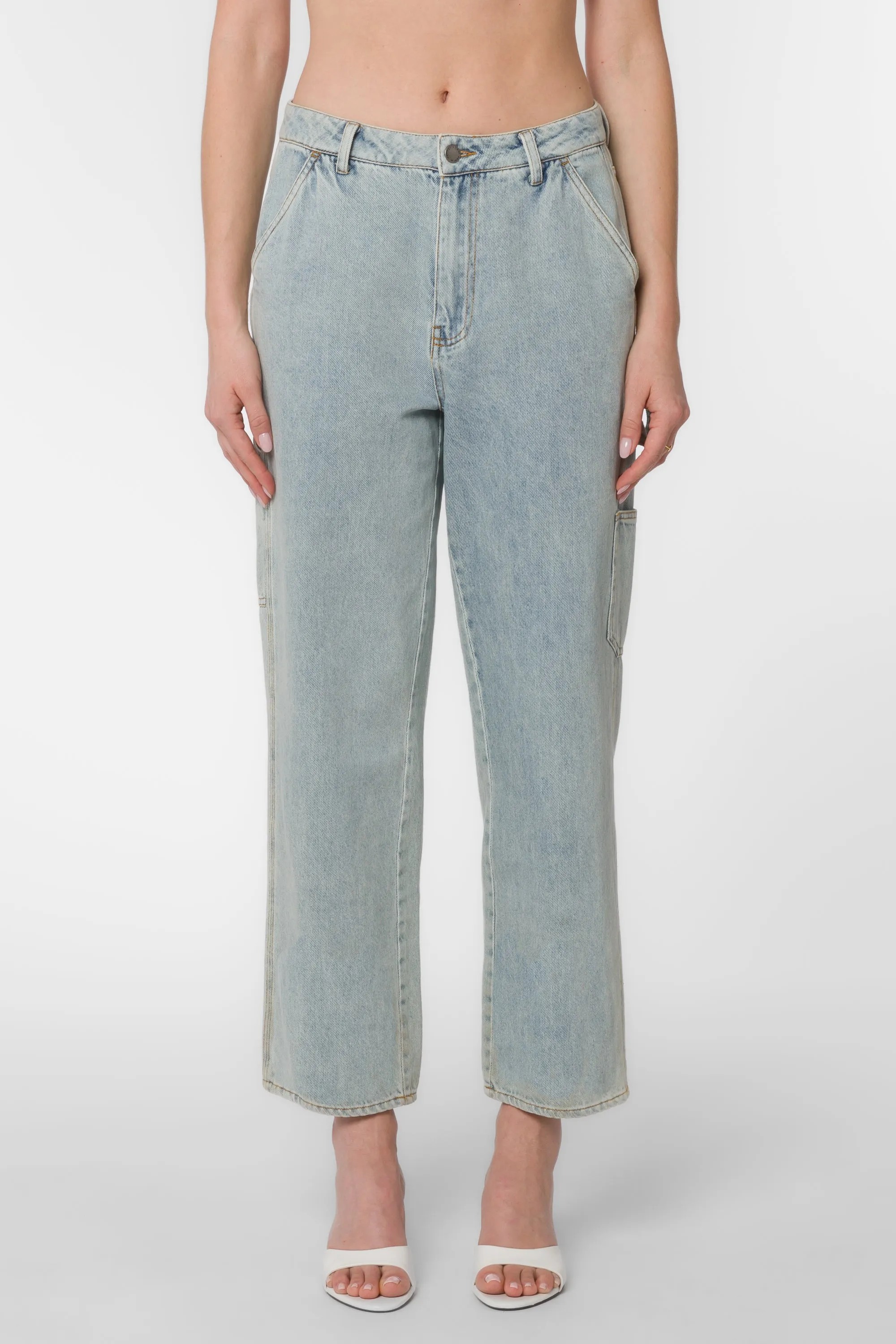 Jinny Vintage Pale Blue Jeans