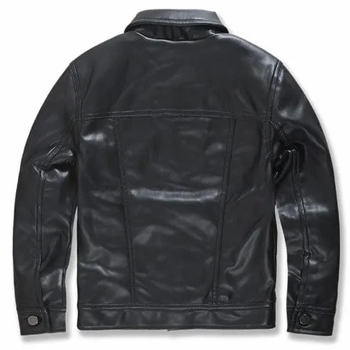 Kids Jordan Craig Thriller Trucker Jacket (Black) JJ1121K