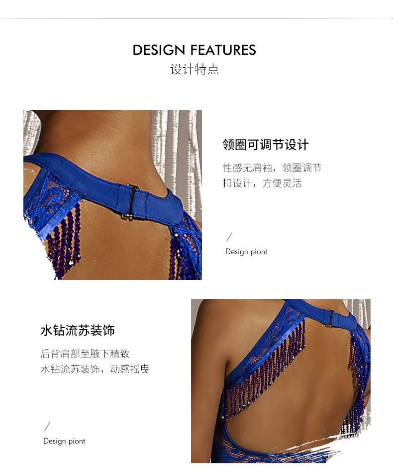 Lace Fusion | Blue/Black | W22C217