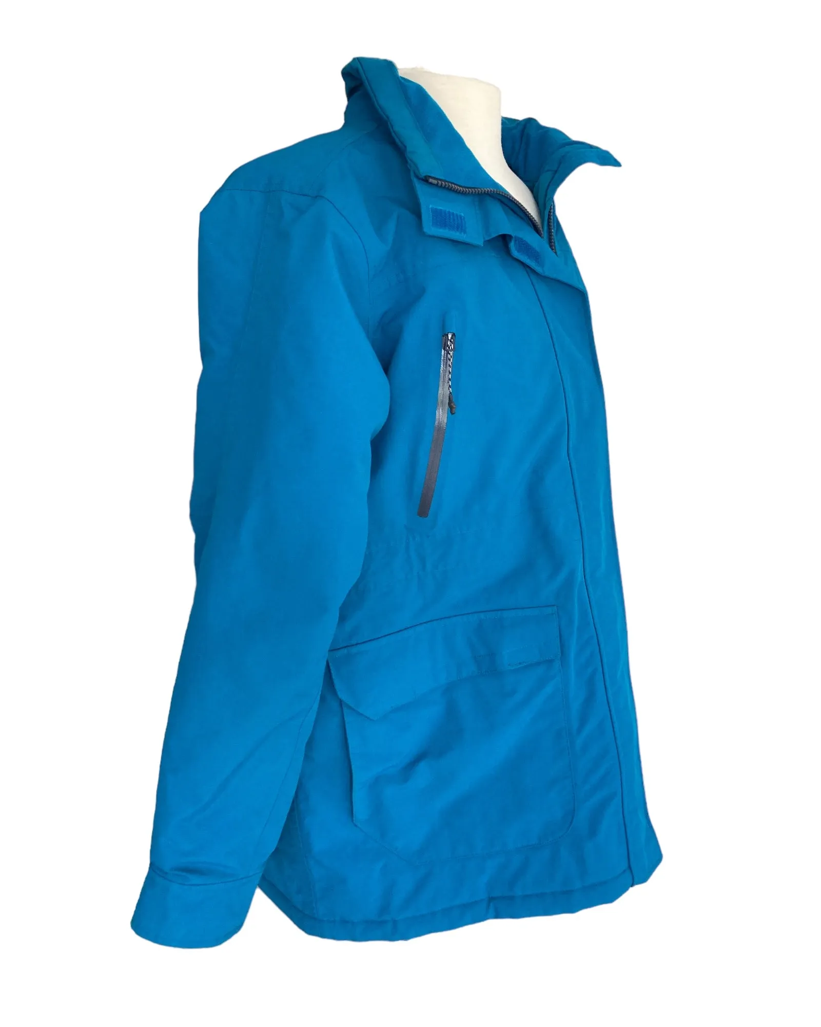 Land's End Teal Squall Parka, L