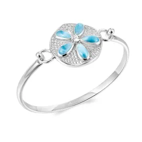 Larimar Pavé Sand Dollar Converta Bangle