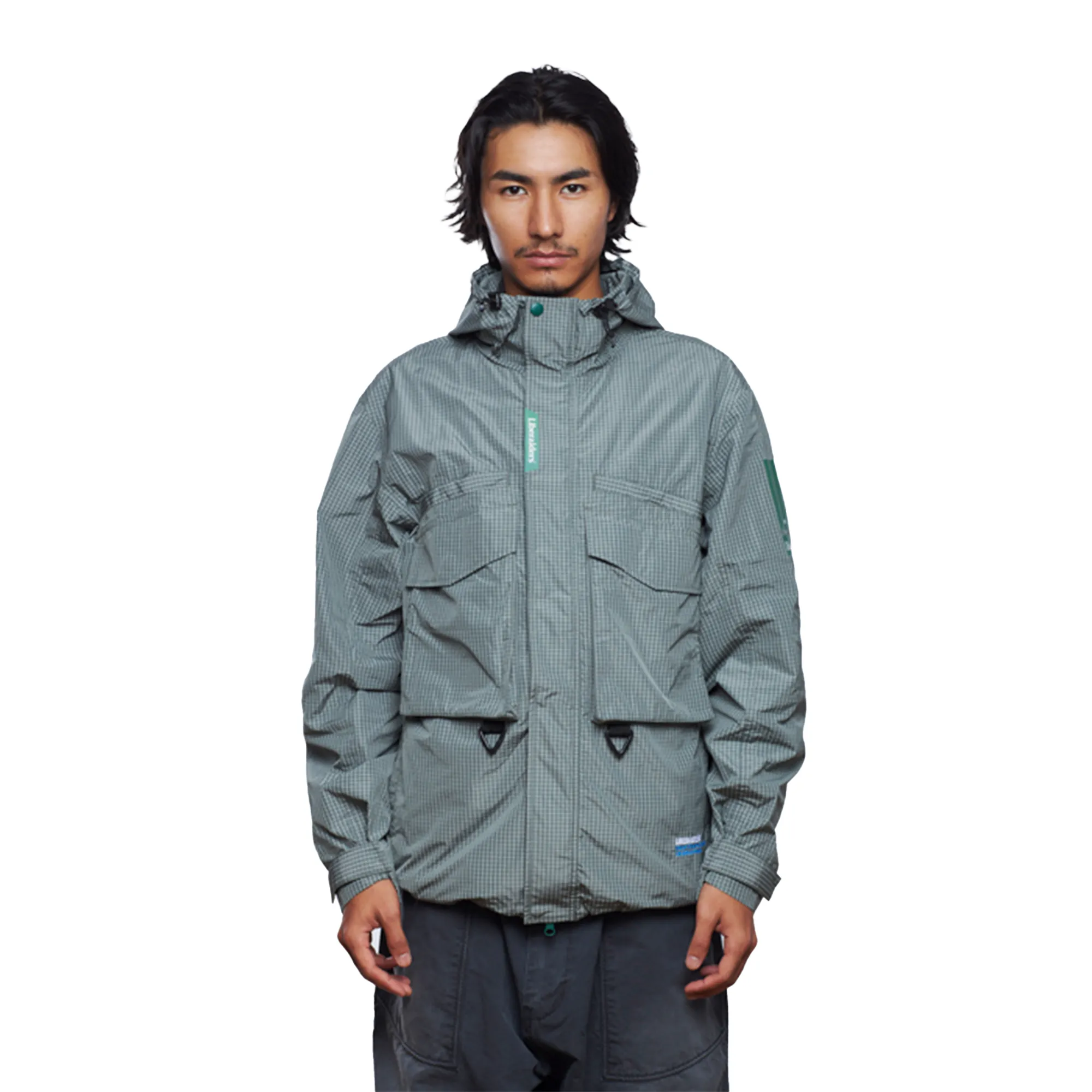 Liberaiders Grid Cloth Parka Green