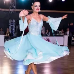 Light Blue Ballroom Dress