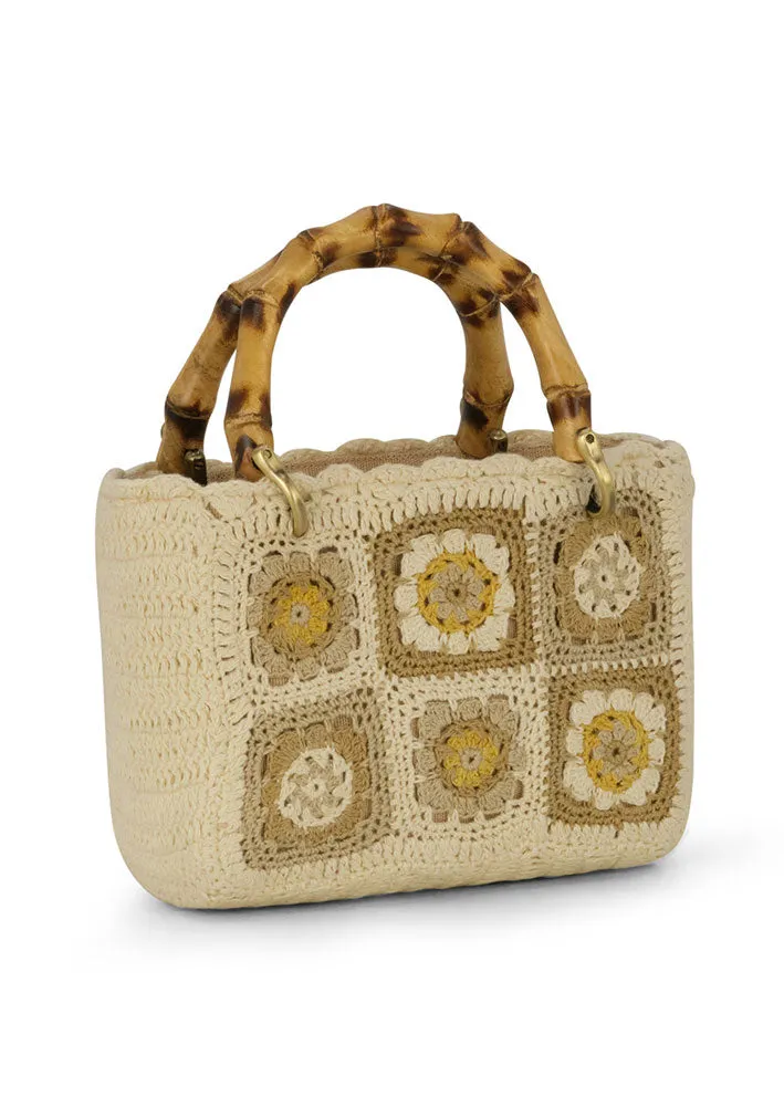 Luna Moon Matala Mini Tote - Ivory