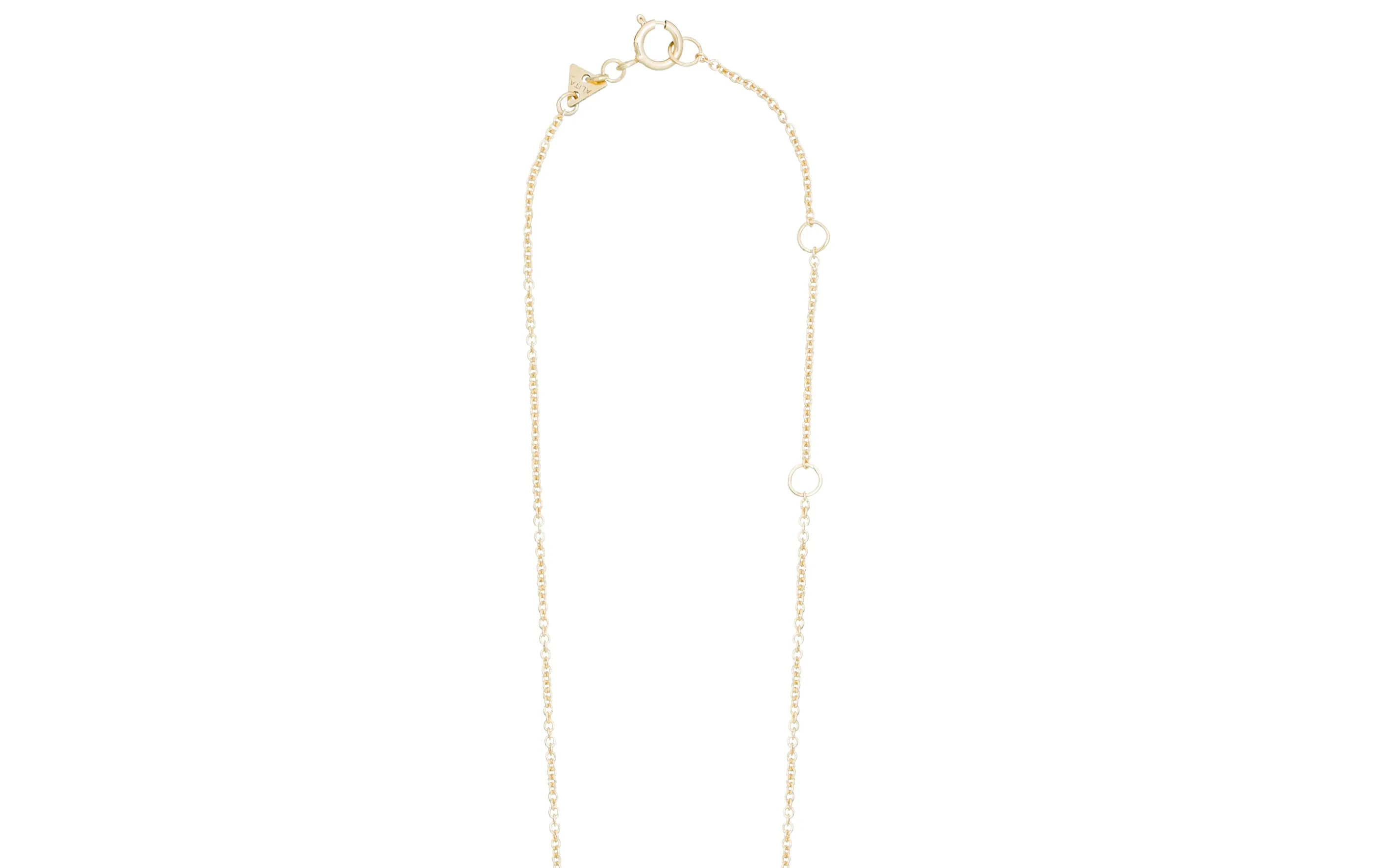 LUZ BAGUETTE ENAMEL NECKLACE