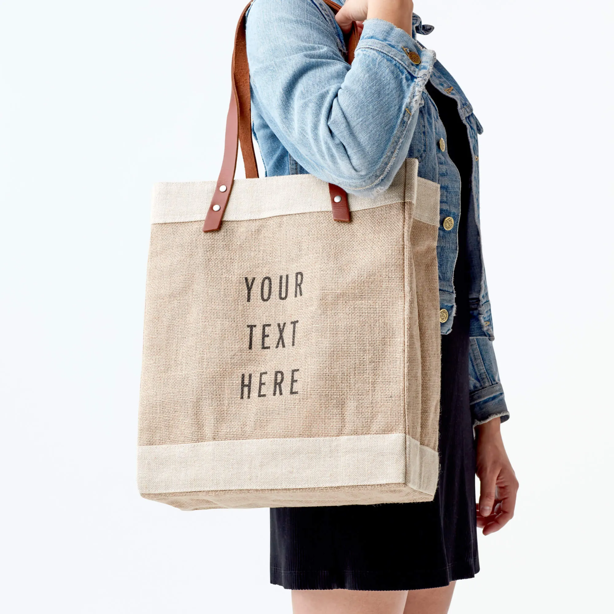 Market Tote in Natural