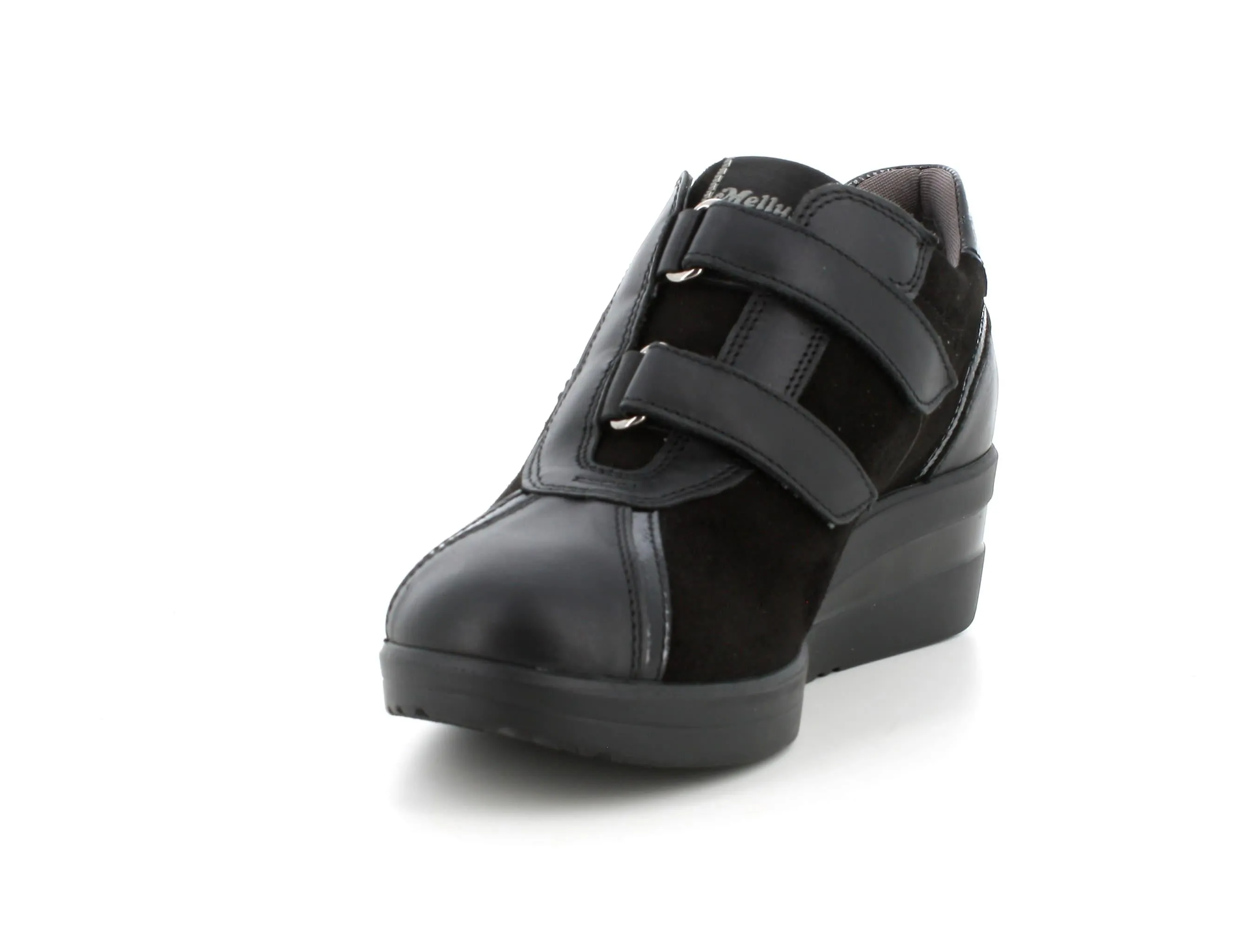 Melluso donna scarpe comfort camoscio nero