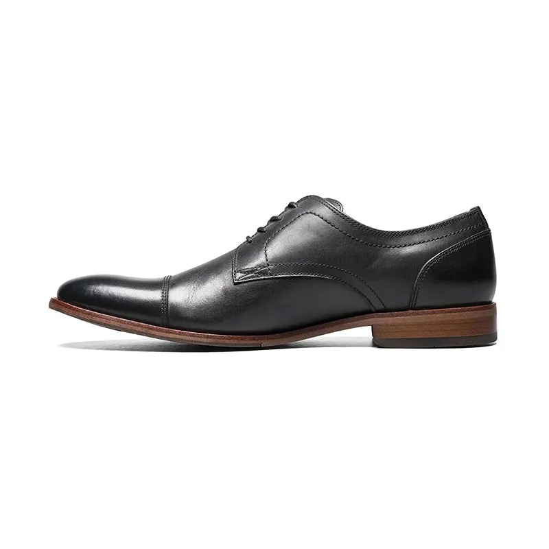 Men's Flex Cap Toe Black Smooth