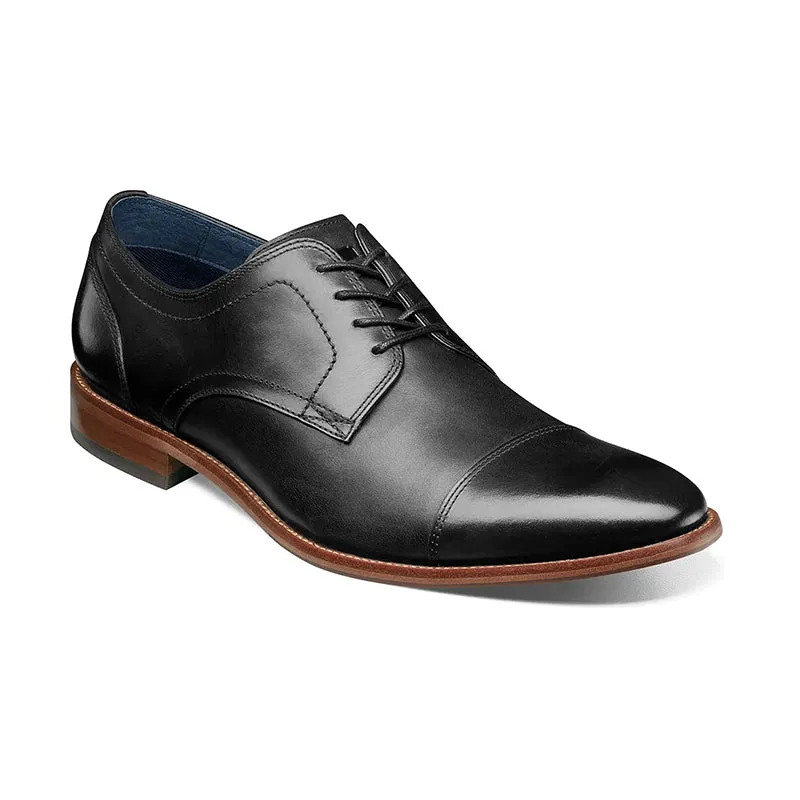 Men's Flex Cap Toe Black Smooth