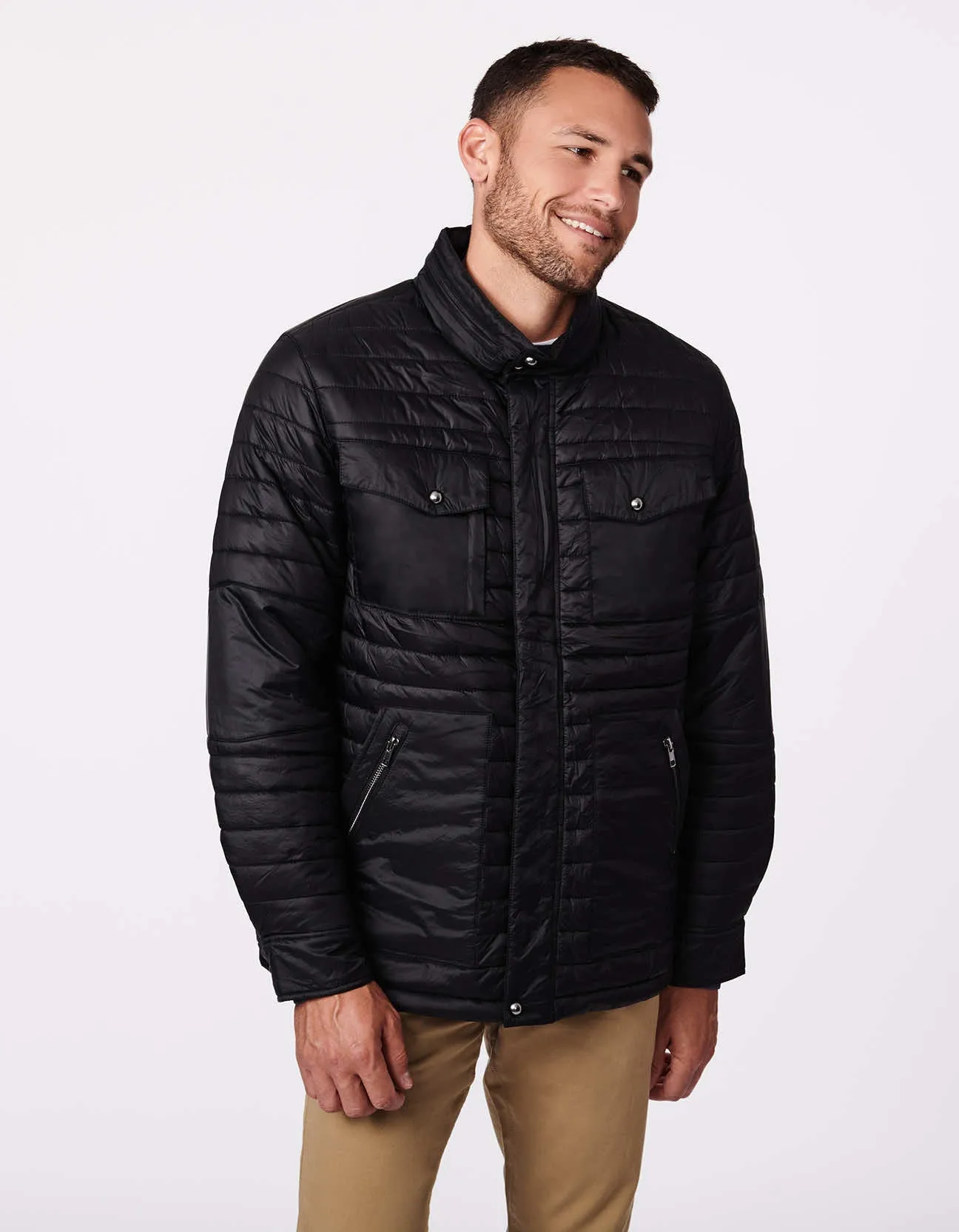 Men's Pocket Row Puffer Jacket