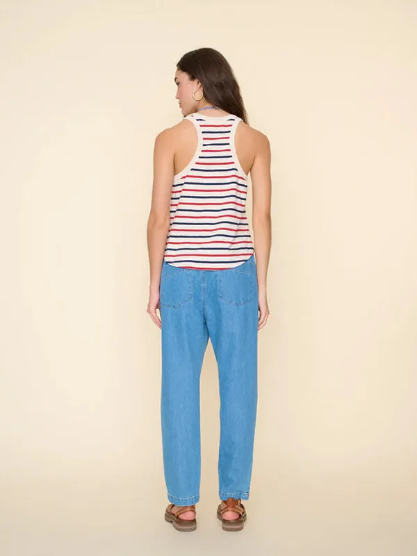 Mercer Pant in Mid Blue