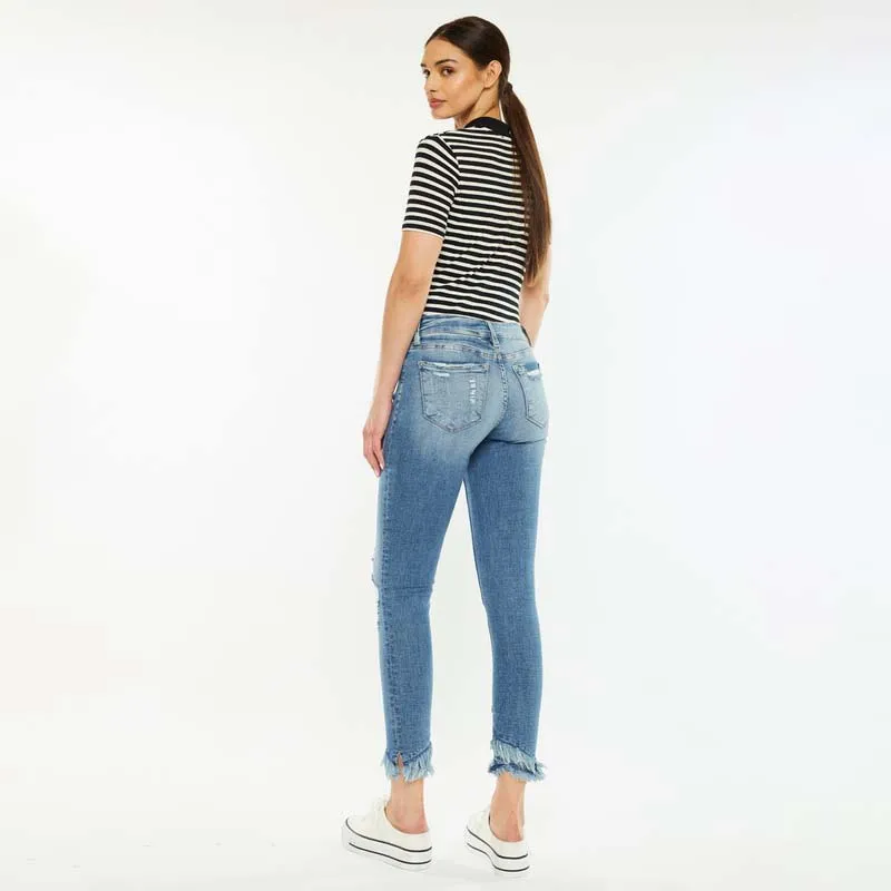 Nala Mid Rise Skinny Jeans