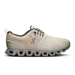 On Women's Cloud 5 Waterproof - Pearl/Fog