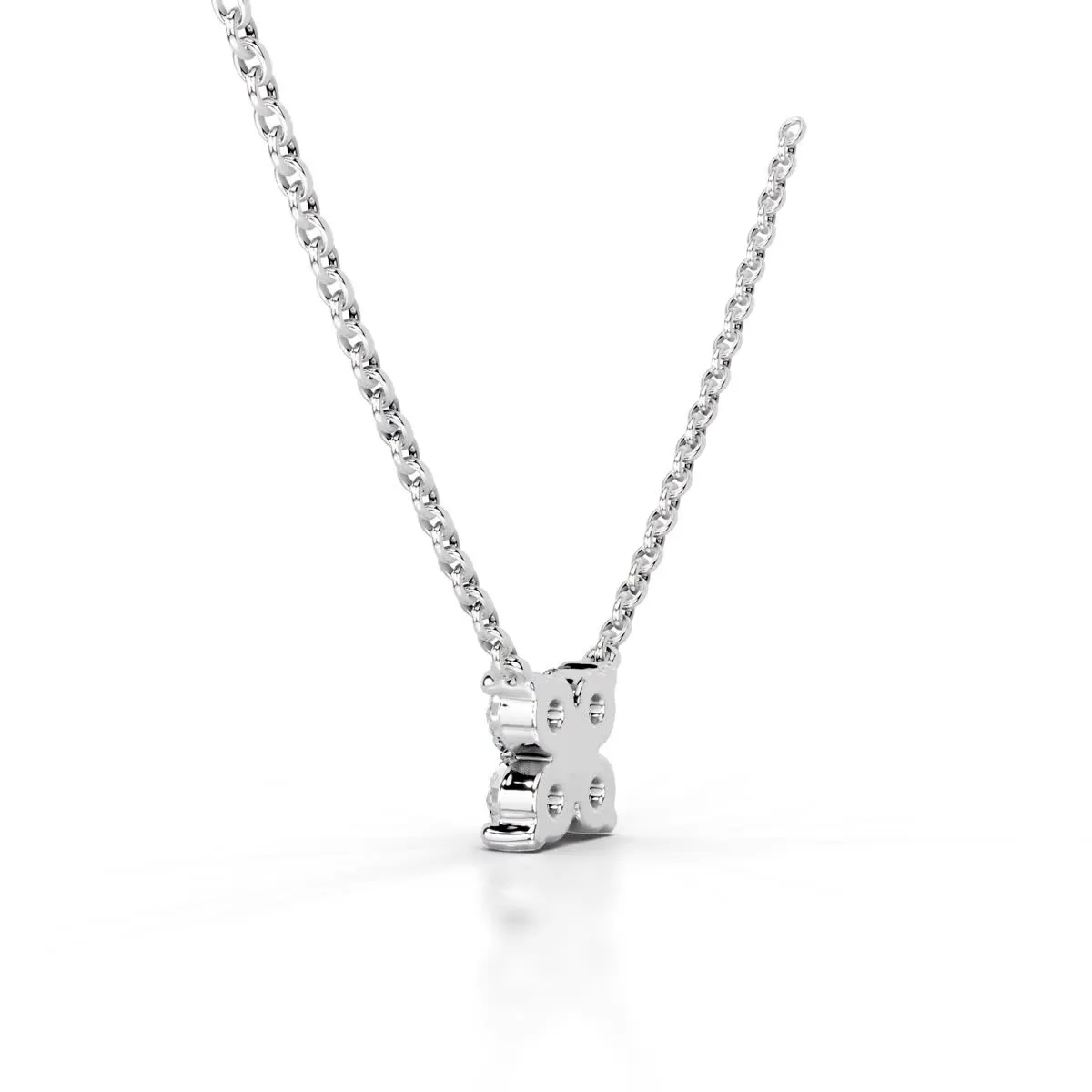 Ottilie Diamond Pendant   (0.4 Carat) -14K White Gold