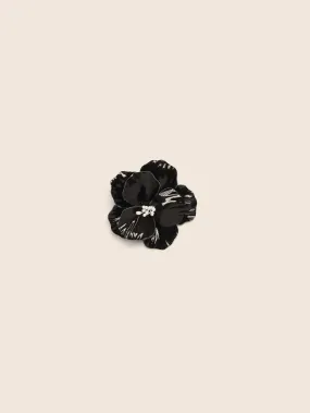 Patent Flower Clip Black