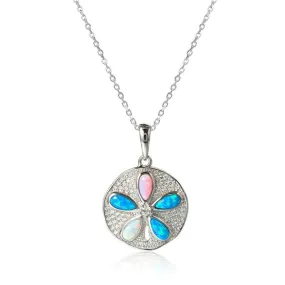 Pavé Opal Sand Dollar Pendant