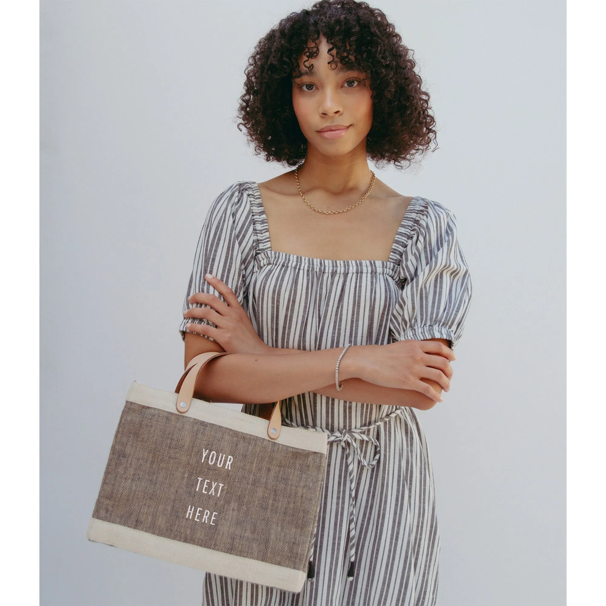 Petite Market Bag in Chambray