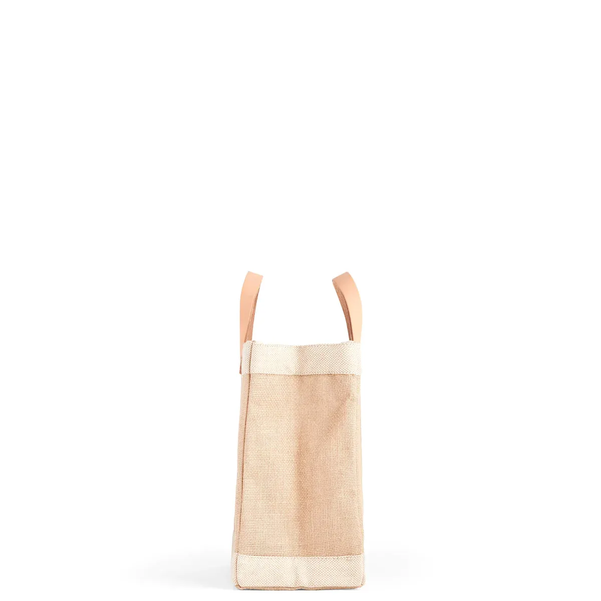 Petite Market Bag in Natural Bouquet with Porcelain Vase by Amy Logsdon