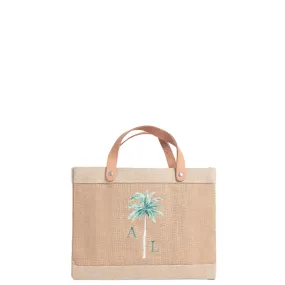 Petite Market Bag in Natural Palm Tree by Amy Logsdon