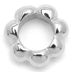 Polished Flower Charm