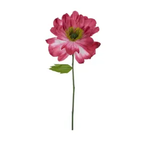 Poppy Paper Flower - Claret/Pink