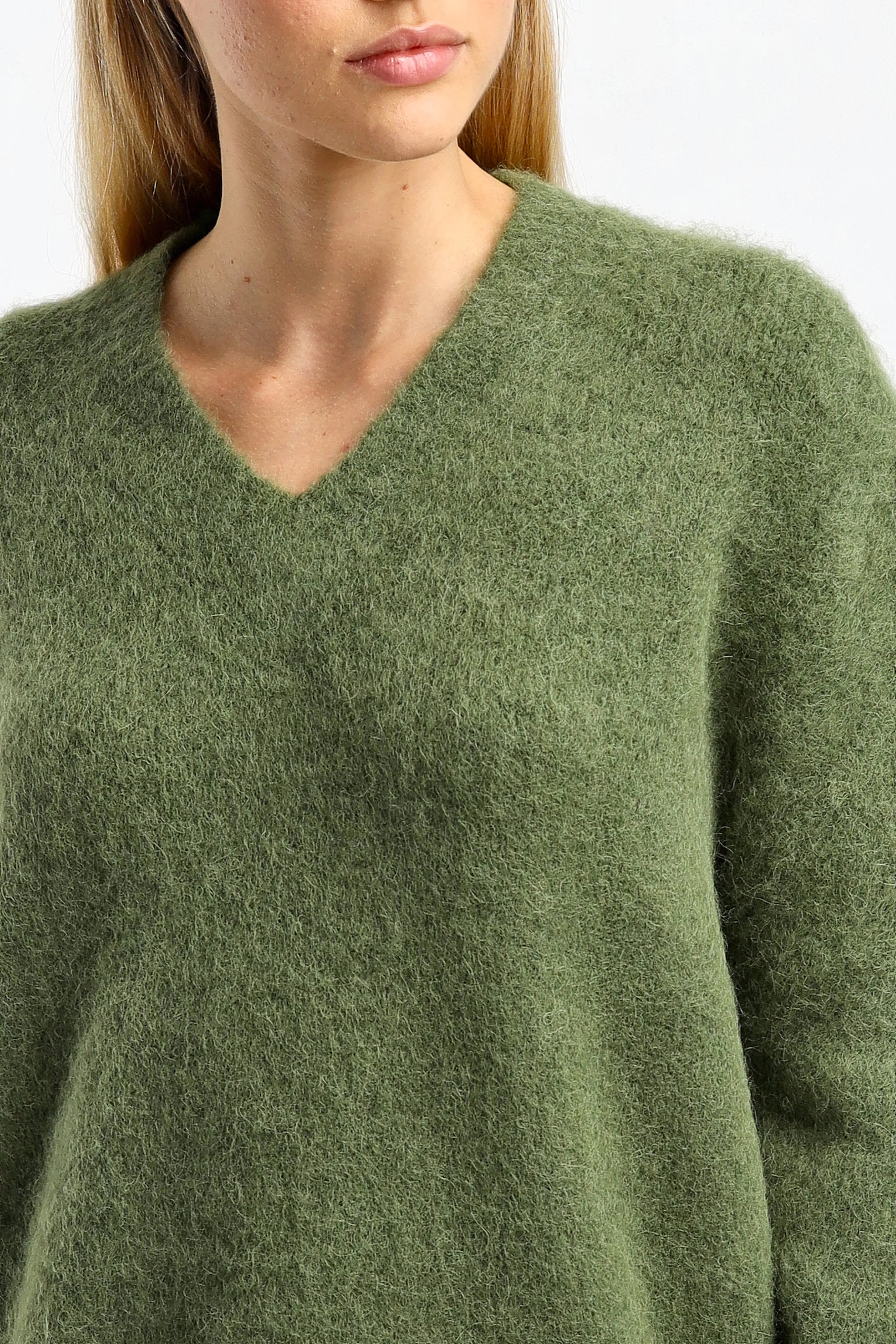 Pullover Siberiano in Olive