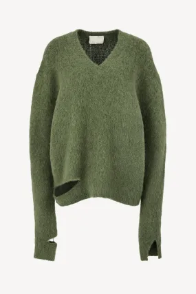 Pullover Siberiano in Olive