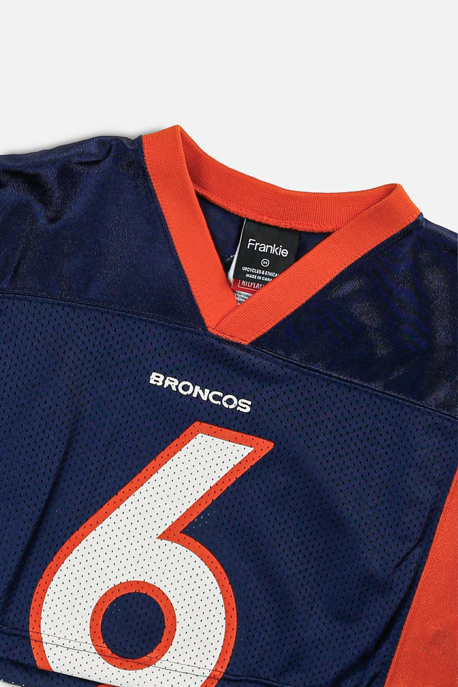 Rework Crop Denver Broncos NFL Jersey - XS