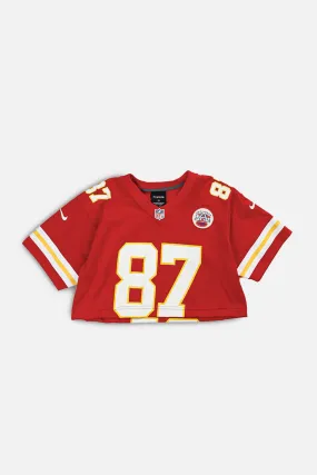 Rework Crop Travis Kelce NFL Jersey - XS