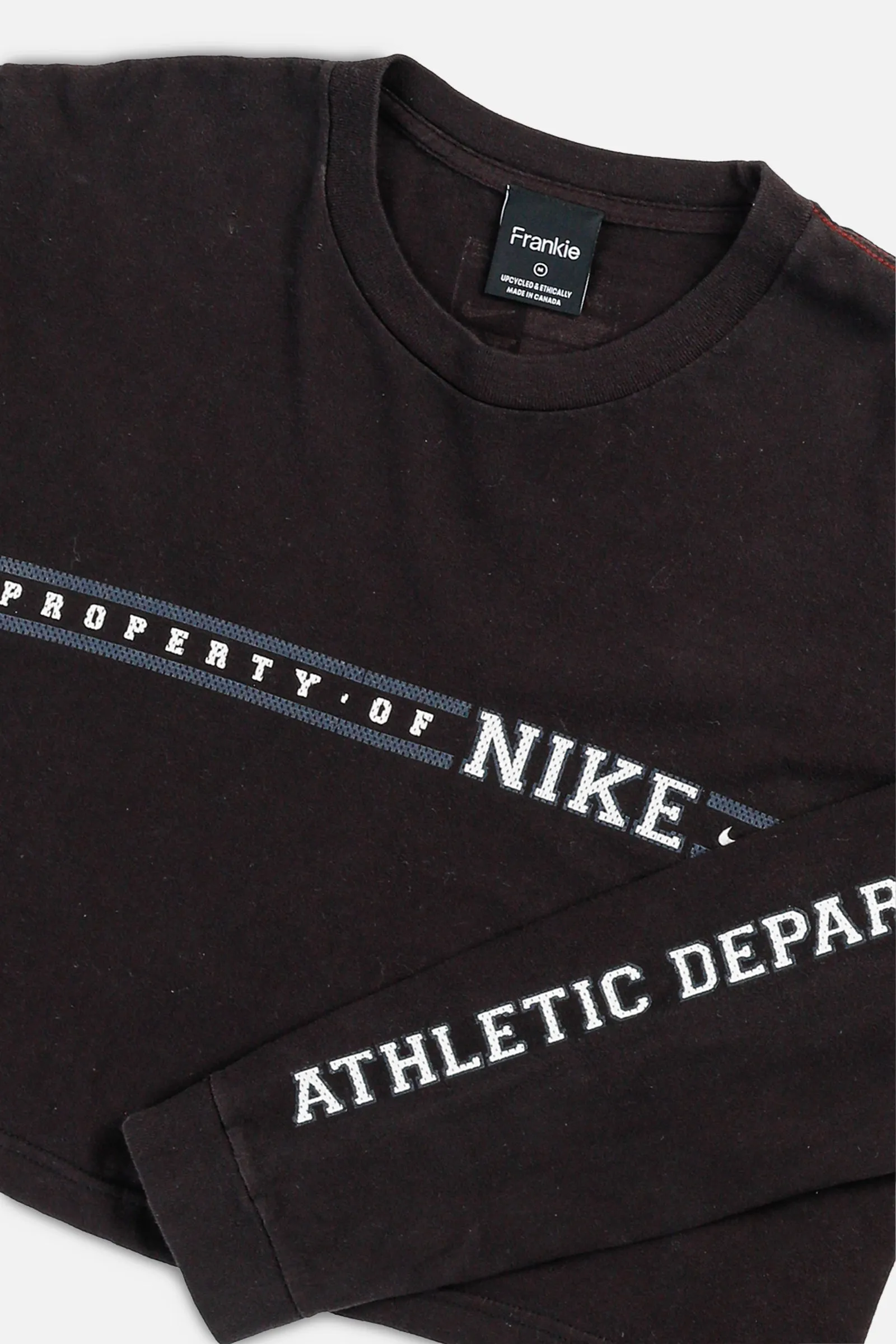 Rework Nike Crop Long Sleeve Tee - M