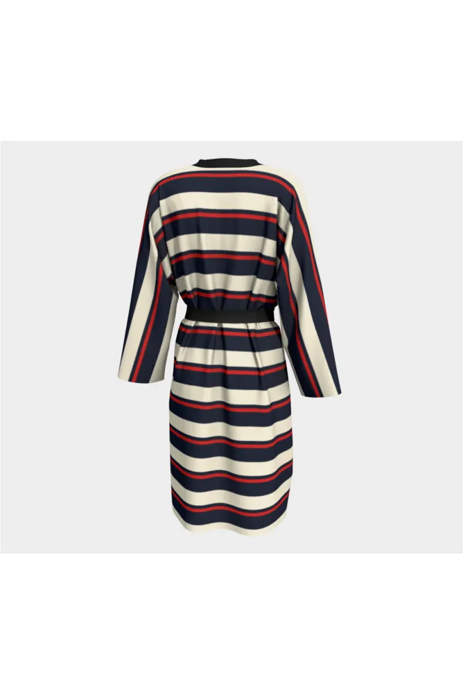 Royal Stripes Peignoir