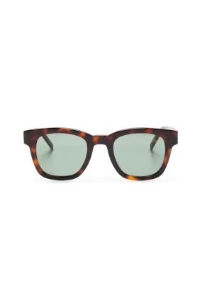 Saint Laurent Square Framed Sunglasses - Havana