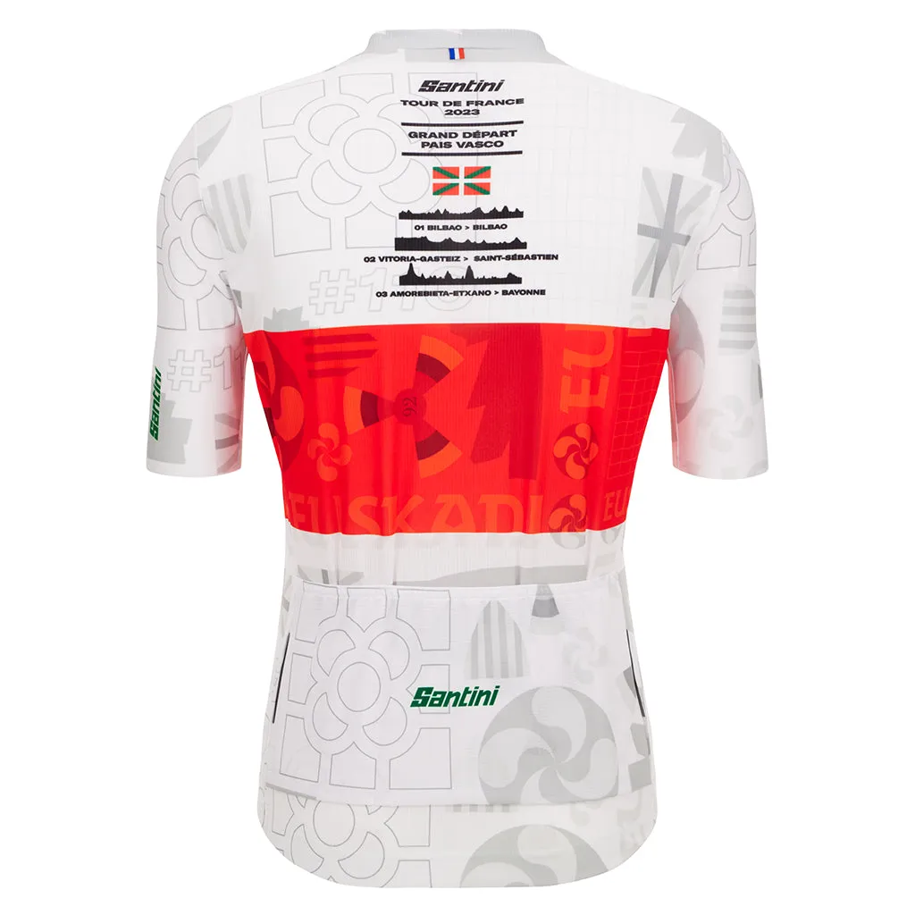 Santini TDF Grand Depart Pais Vasco Jersey - Print