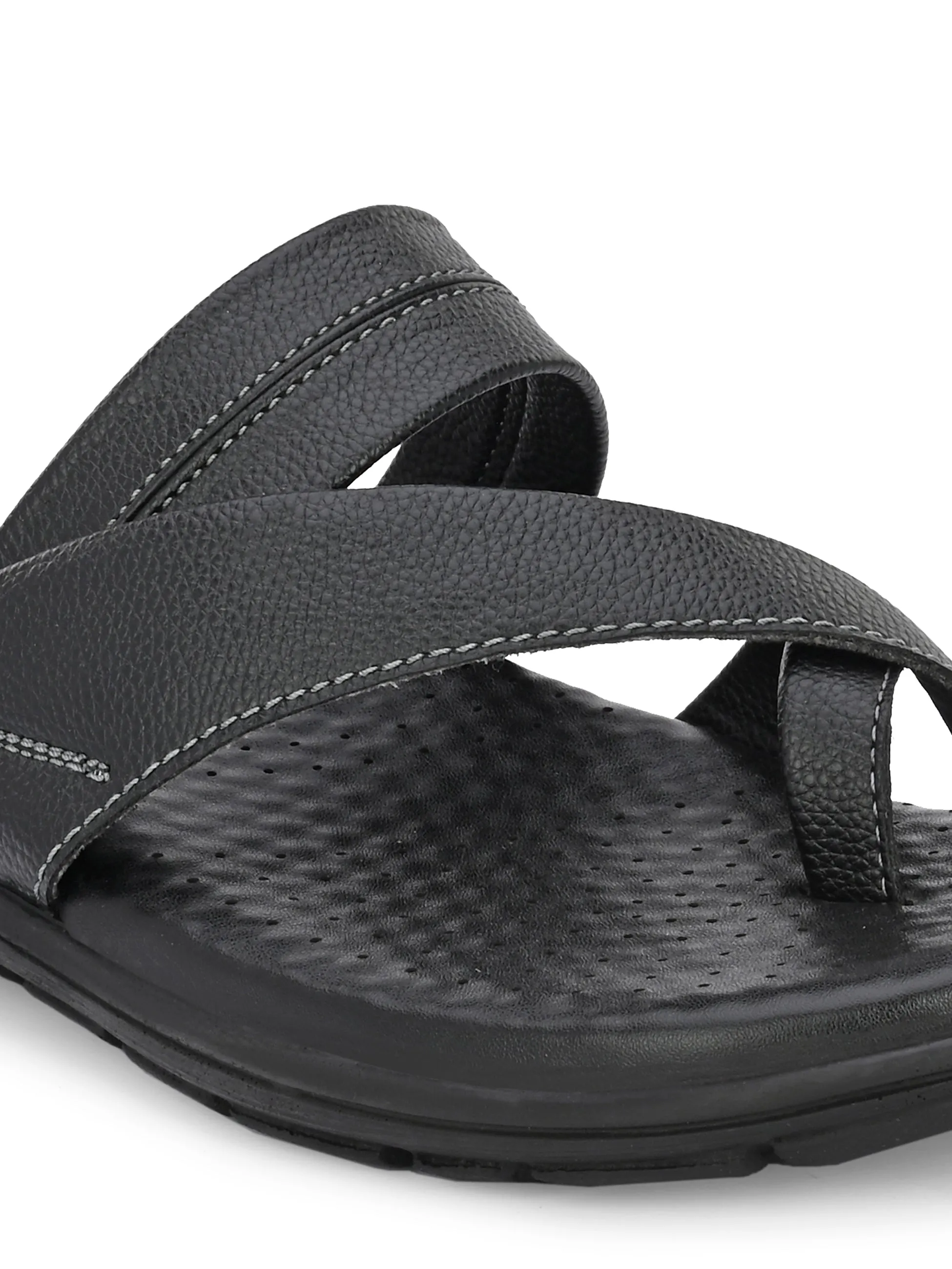 Select Black Comfort Slippers