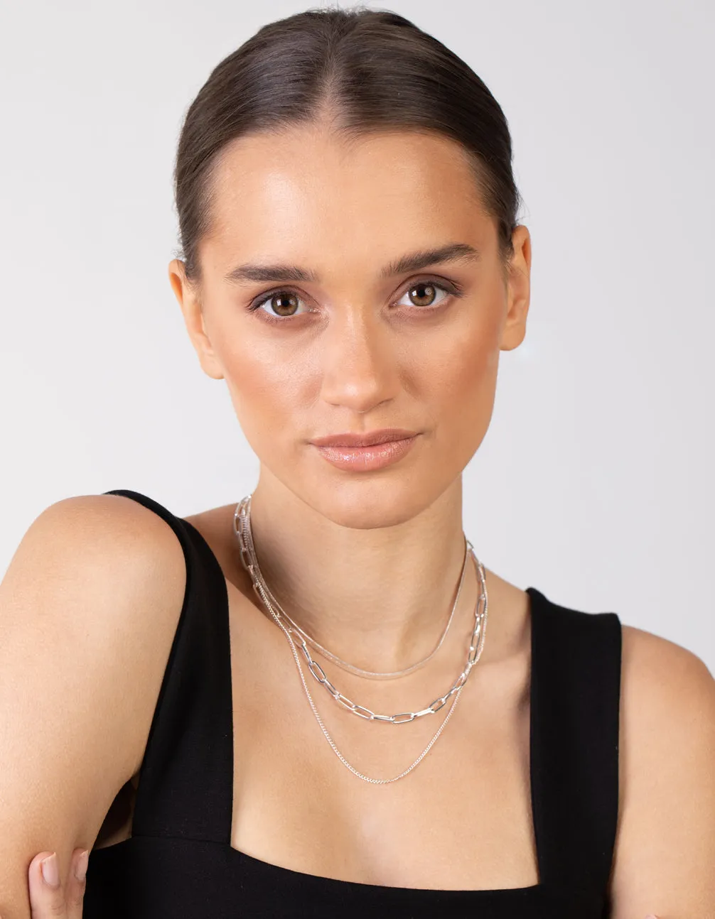 Silver Mix Trend Chain Necklace Pack