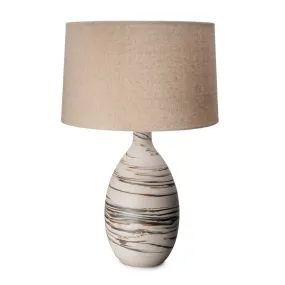 Simon Pearce Tall Beachstone Lamp