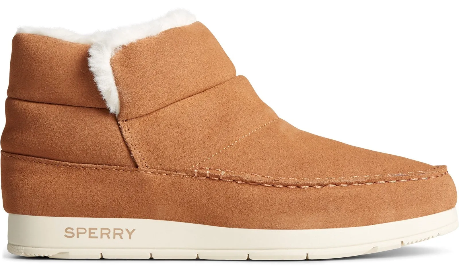 Sperry Moc-Sider Bootie Womens Leather Ankle Boot