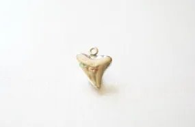 Sterling Silver Wholesale  Shark tooth - 925 silver, animal tooth charm, Gold or silver Shark tooth Charm Pendant,  Bulk, Beads, 73