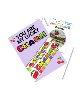 Sticker Beans Lucky Charm Card With Sticker