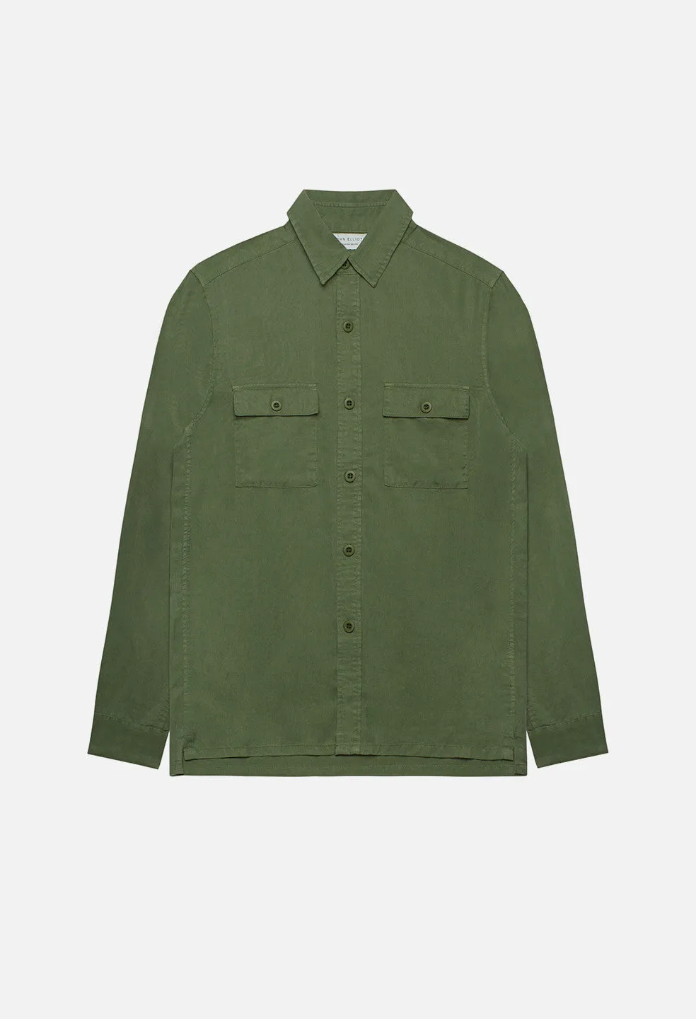 Tencel Button-Down / Olive