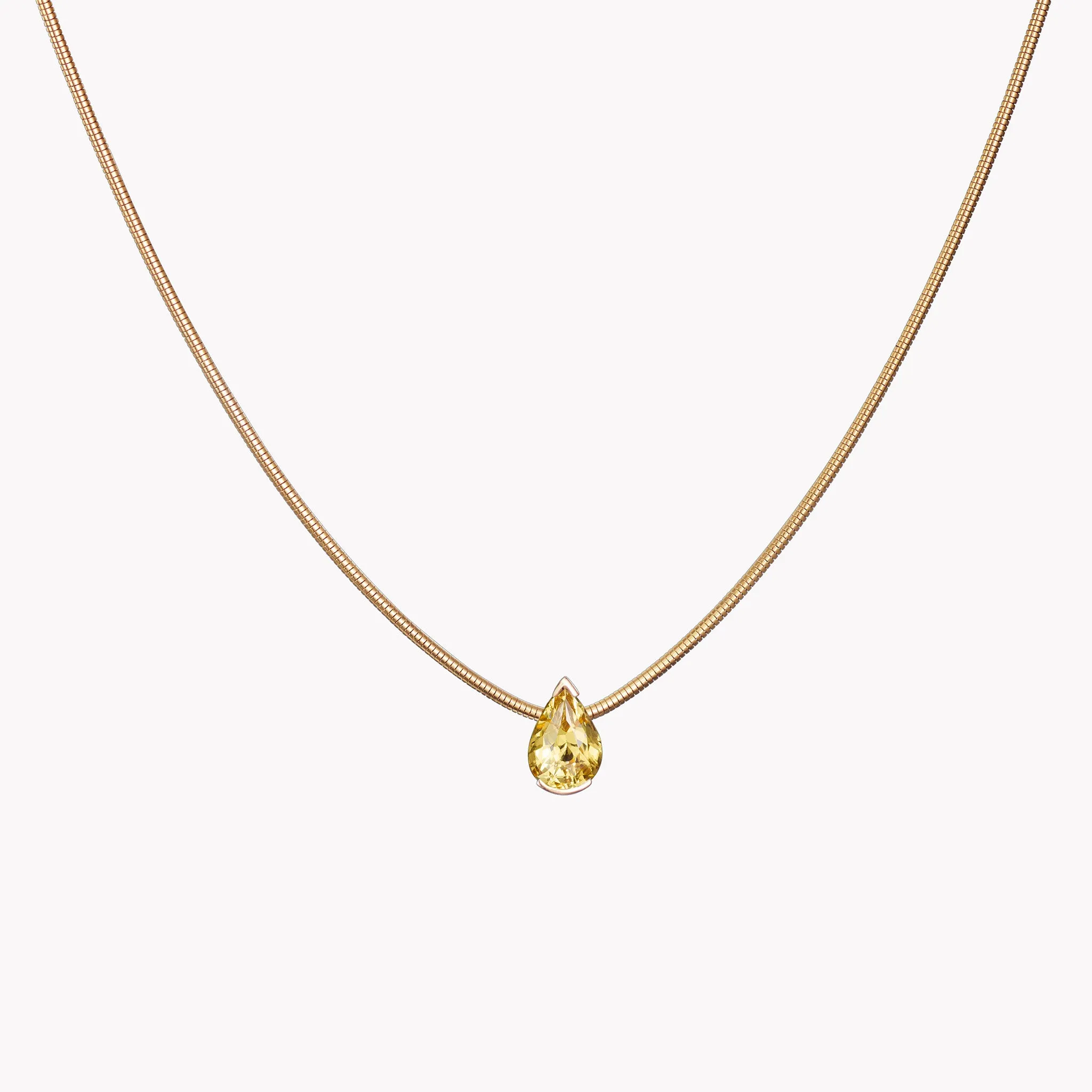 The Yellow Sapphire Muse Pendant