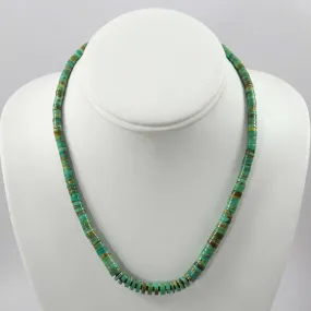 Turquoise Heishi Necklace